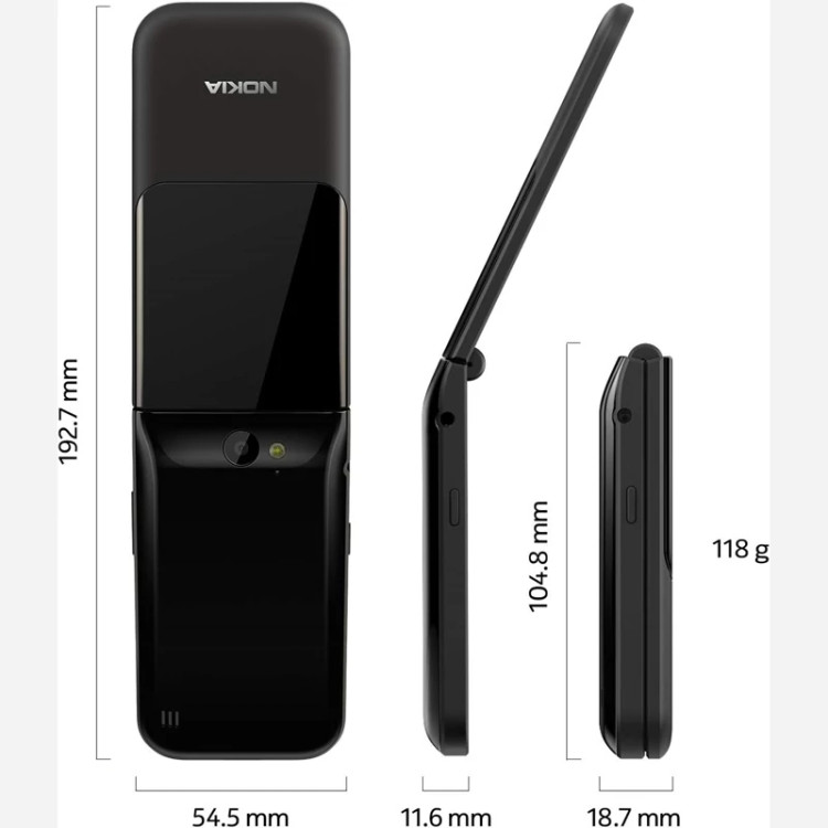 گوشی طرح نوکیا 2720 Flip | Nokia 2720 Flip 4 MB / 512 MB
